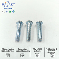Vis à tête fraisée hexagonale DIN912 en acier au carbone oxyde noir Malaxy, solution de fixation industrielle haute résistance
