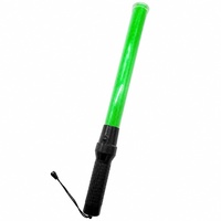 Bâton de signalisation LED clignotant de 54 cm, rechargeable, pour le contrôle du trafic
