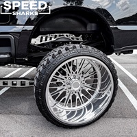 Jantes forgées 24x14 26x14 28x16 8x170 8x180 SRW, jantes forgées polies pour Ford F250 F350, pour Chevrolet Silverado 2500 3500
