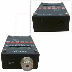 사용자 정의 2024 <span class=keywords><strong>Mini60</strong></span> Sark100 1-60MHz HF ANT SWR 안테나 분석기 미터 + BT + 안드로이드 APP + 햄 라디오 호브 용 배터리 - Product Image 2