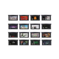Nouvelle Cartouche de Jeu Vidéo en Cristal Liquide Glacé Platine Clair 32 Bits pour Console de Jeu GBA Série de Jeux Pokémon