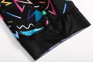 Cuissard de cyclisme unisexe Zede multicolore personnalisé, respirant, à séchage rapide, écologique, en Spandex et Polyester, pour VTT et vélo de route - Product Image 6