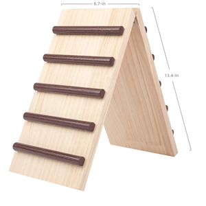 Best Selling Wooden Rabbits Guinea Pigs Bridge Springboard <b>Ladder</b> Pet Perch Ramp for <b>Small</b> Animals - Product Image 4