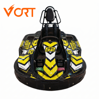 Vortkart - Go Kart Eléctrico Comercial de Alta Velocidad para Adultos y Adolescentes, Alquiler de Go Kart, Certificado CE, Karting Resistente para Parques de Entretenimiento