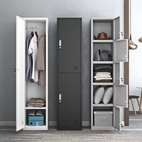 Nouvelle conception de casier de rangement en acier à une porte, verrouillable et durable, pour chambre à coucher