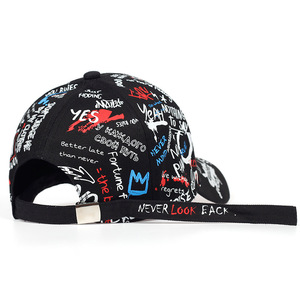 Casquette de baseball vintage personnalisable avec broderie à la main, imprimé vintage, réglable, 6 panneaux, boucle en métal, casquette de baseball <span class=keywords><strong>graffiti</strong></span> - Product Image 5