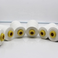 Fil à coudre en coton 100% blanc brut haute ténacité 402 pour machine à coudre et travaux manuels domestiques (Linha De Costura)