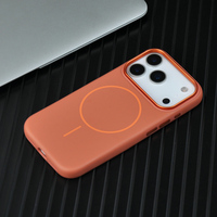 Casing Belakang iPhone 17 18 Pro dengan Bingkai Kamera Aluminium Alloy, Lapisan Karet Matte Transparan, Anti Benturan Magnetik