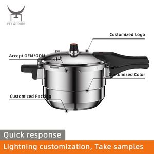 Autocuiseur en acier inoxydable à fond épaissi avec diviseur de cuisinière cuisinière à induction à gaz antidéflagrant universel - Product Image 3