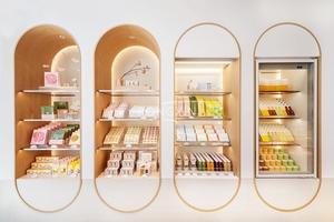 Phong Cách Gỗ <span class=keywords><strong>Bakery</strong></span> Cửa Hàng Cà Phê Hiển Thị Đồ Nội Thất Bánh Mì Hiển Thị Đứng Hoàn Hảo Cho Tiệm Bánh Và Cửa Hàng Cà Phê Bán Hàng - Product Image 3