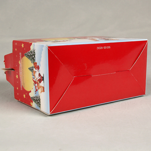Caja de embalaje <span class=keywords><strong>Apple</strong></span> de embalaje plegable <span class=keywords><strong>bolsa</strong></span> de <span class=keywords><strong>la</strong></span> víspera de Navidad regalo caja de papel con mango - Product Image 5