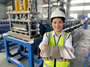 High-Precision <strong>CNC</strong> Economic Steel Tile Forming Machine for <strong>Roof</strong> Use with Various Perforation Patterns - Product Image 2