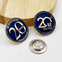 Usine Logo de marque personnalisé en vrac émail broche métal Design émail doux société anniversaire cadeau épinglette uniforme poitrine broche Badge