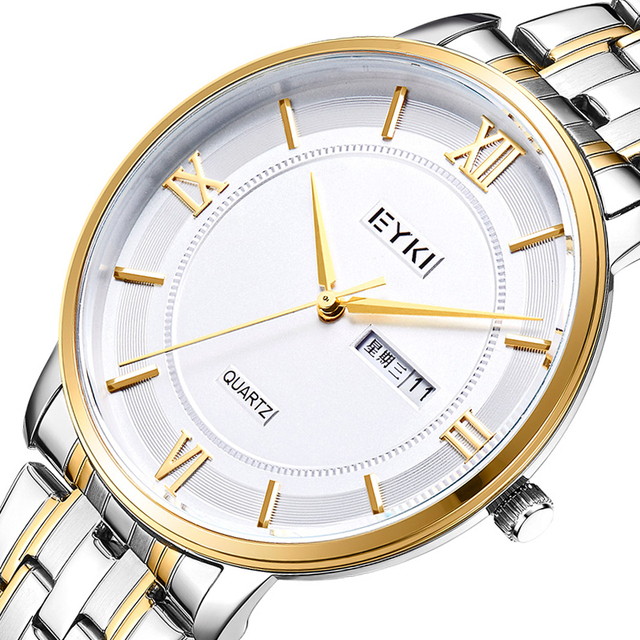 Stainless Steel Luxury Waterproof Quartz OEM Brand Hands Wristwatches Custom logo Wrist Watch for Men