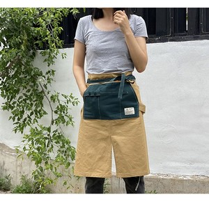 Thiết kế thời trang đa túi bông vải nửa eo khe phong cách tạp dề - Product Image 1