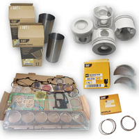 6BD1 S6S 6HH1 Pièces de moteur Kit de reconstruction complet Kit de revêtement de cylindre 6BD1T Kit de piston de cylindre 7770 Moteur Isuzu 8360 7750