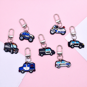 Llavero Personalizable con Gancho para Llave de Coche de Dibujos Animados y Parche de PVC Suave para Accesorios Promocionales DIY de Mochilas y Bolsas para Teléfono - Product Image 3