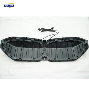 GUGO pour <span class=keywords><strong>BMW</strong></span> <span class=keywords><strong>I3</strong></span> <span class=keywords><strong>2022</strong></span>-on Car Modification Calandre Double-Ligne Noir Brillant Illuminé Plastique ABS État Neuf - Product Image 3