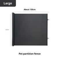 Clôture automatique rétractable écologique pour animaux de compagnie Porte de séparation anti-saut pour chiens Barrière de sortie d'entrée du Nouvel An