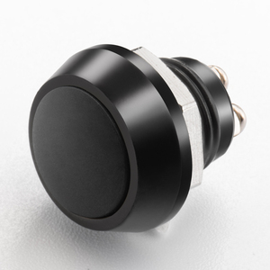 12mm Metal IP65 <b>Push</b> <b>Button</b> <b>Switch</b> Mini <b>Momentary</b> High Head White 2Pin Lock - Product Image 3