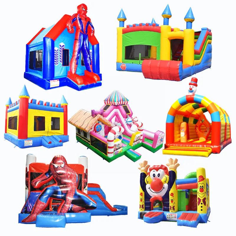 Jumpers Inflatables Kids Jumping Bouncer For Small Inflatable Sport Bounce House Slide 5 In 1 Commercial Amusement Park