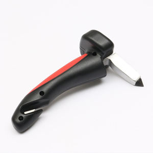 Aluminium + Baja Karbon + Abs + Karet Kit Darurat Mobil Pemecah Kaca Pemecah Jendela Palu Keselamatan Menyala - Product Image 4