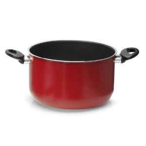 Pot ADRIATICA LINE en aluminium rouge DIAM. 22CM - Product Image 1