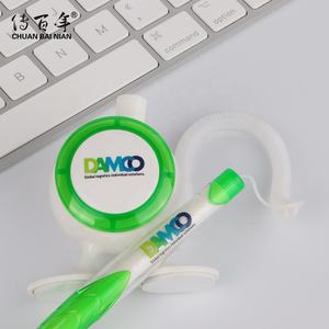 Penna Promozionale con Supporto per Banner Personalizzabile, Catena e Punta da 0,7mm con Inchiostro Nero/Blu - Product Image 6