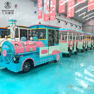 Достопримечательности туристическая дорога 27 мест электрический/дизельный бездорожный поезд для продажи - Product Image 5