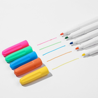 Rotulador de Alta Cobertura en Colores Oscuros para Tarjetas de Felicitación, Pigmento Fuerte, Opaco, Materiales de Arte
