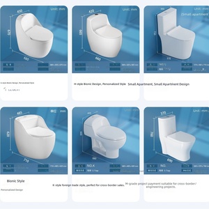 Kloset Keramik Satu Bagian Desain Modern Super <span class=keywords><strong>Spiral</strong></span> <span class=keywords><strong>Siphon</strong></span> Asal Chaozhou - Product Image 4