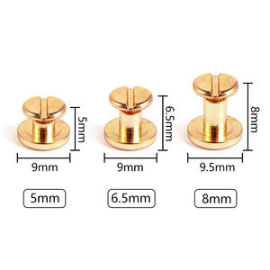 Багажная кожаная металлическая прочная винтовая заклепка для ногтей двойная изогнутая головка ремень заклепки книжные винты кнопки оснастки - Product Image 5