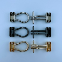 Boucles à Clip en Métal Réglables avec Placage Sans Nickel pour Ceintures, Chaussures et Accessoires de Couture, Anneaux de Connexion