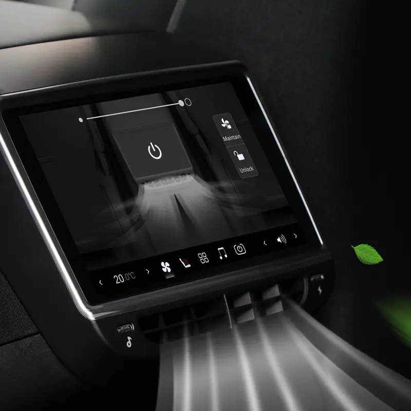 TLS Tela de assento traseiro Carplay Android Auto Display para Tesla Modelo 3/Y Sistema de entretenimento do banco traseiro