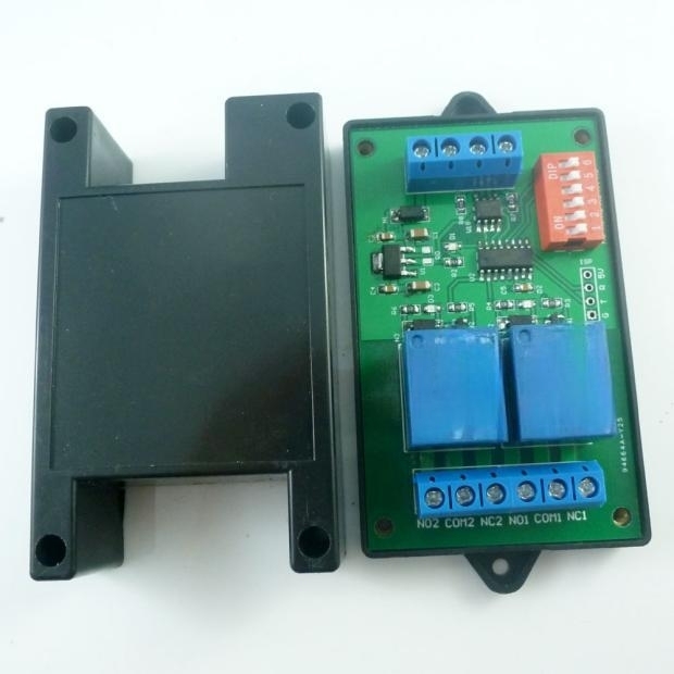 CE035_S 2-way Switch Output Relay Controller MODBUS RTU with Instruction RS485 Serial Port PLC..