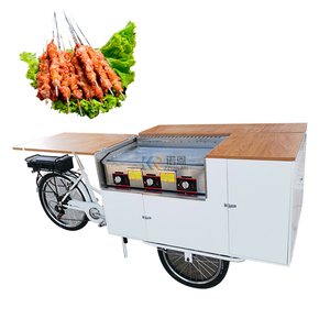 Bicicleta Eléctrica con Pedaleo Asistido 2024, Parrillas para Barbacoa, Carritos de Comida Rápida, Remolque de Comida, Barbacoa, Comida Callejera, Bicicleta para Venta de Aperitivos, Dulces y Papas Fritas - Product Image 3