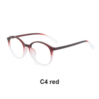 Lunettes Célèbre Design Anti Blue Ray Lunettes Rondes Tr90 Monture de Lunettes en Métal Lunettes Montures de Lunettes pour Étudiants