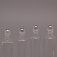 Bouteille de rouleau de parfum de haute qualité contenant de déodorant portable 1ml 2ml 3ml 5ml 10ml 15ml rouleau de verre transparent sur la bouteille