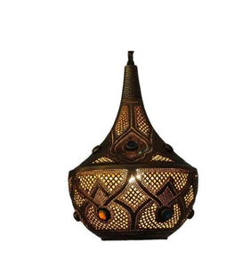 Linternas colgantes de estilo marroquí hechas a medida, el mejor estilo de diseño, lámpara marroquí, lámpara colgante decorativa de Color negro - Product Image 3