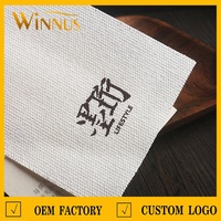Impression de logo personnalisé vêtements tissu tissu balançoire billet vêtement coton étiquette volante parfum écologique toile étiquette volante pour vêtements