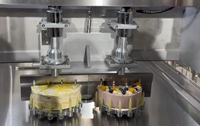 YUCHO Industrial Nouvelle Conception 220V Machine de découpe automatique de gâteaux et de hamburgers en acier inoxydable à écran tactile et vitesse réglable