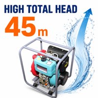 Pompe à eau centrifuge diesel en fonte DHP100 de 4 pouces, haute capacité, portable, pour l'irrigation agricole