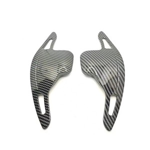 Paddle Shifter Carbon Fiber <b>Trim</b> Aluminum Geometric Style For Logitech G20 G27 G29 Steering <b>Wheel</b> - Product Image 3