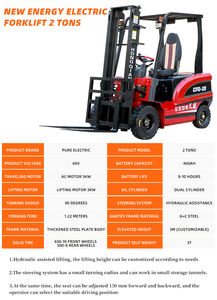 Рекомендую высококачественный маленький Lonking новый литий-ионный аккумулятор вилочный погрузчик Cpd35 Электрический вилочный погрузчик 2.5ton 3T 5T Новый вилочный погрузчик - Product Image 3