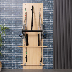 Tabla de entrenamiento de Pilates montada en la pared, ajustable y duradera, de venta directa de fábrica, máquina de pared multifuncional de madera con resortes para entrenamiento corporal - Product Image 3