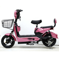 JOYKIE Trottinette électrique urbaine 14 pouces pour adultes, trottinette électrique de ville 14 pouces à moteur 48V 350W, batterie plomb-acide 12Ah, trottinette électrique à deux roues