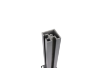Support en verre trempé de 10 à 18mm avec système de profilé en aluminium à montage postal pour pièces d'escalier Vente en gros
