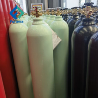 Cylindre de gaz CO2 liquide de haute pureté de qualité alimentaire certifié TPED 40L 50L, cylindre haute pression