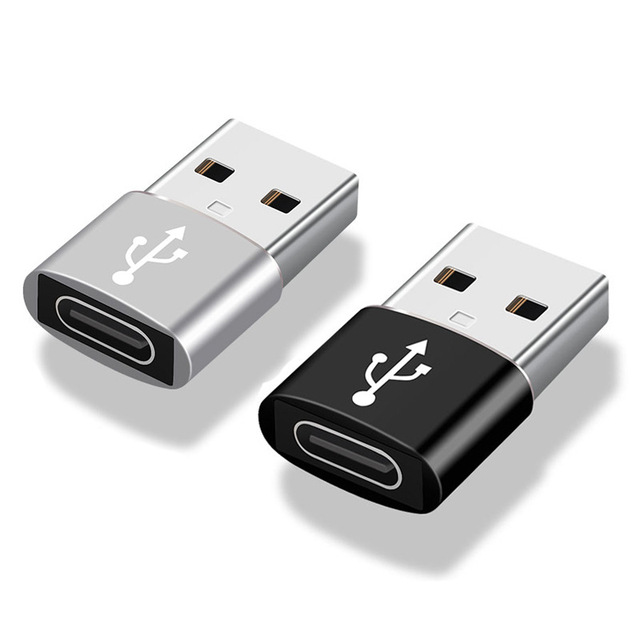 Type C Adapter Type-C USB C Female to USB2.0 USB 2.0 a Male OTG Converter Adapter Adaptor Support 12V 3A PD Fast Charging