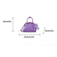 Petit sac à main pour filles, design aux couleurs bonbon, vente en gros, sac à bandoulière miniature de marque pour enfants